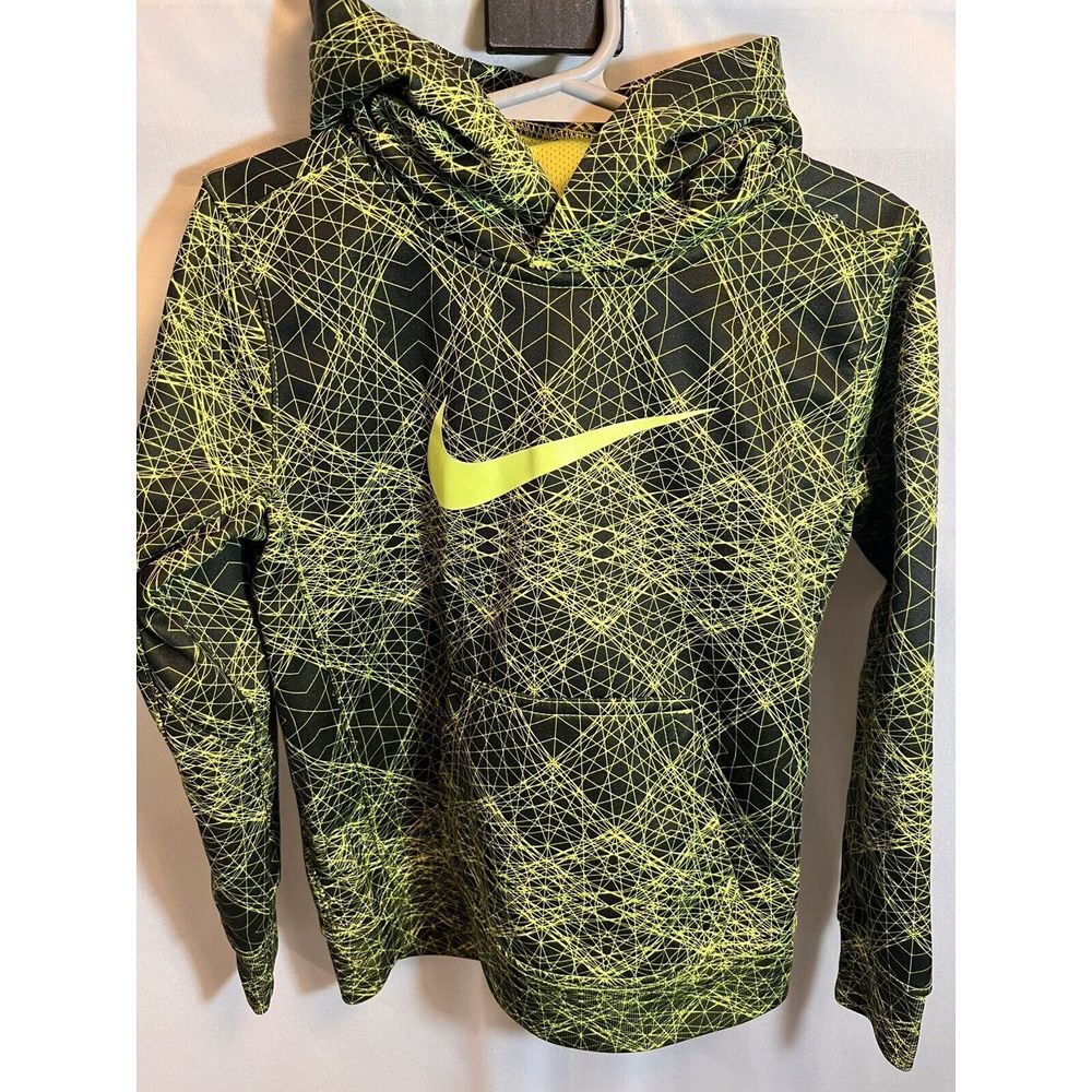 Boys Youth Nike Dri-Fit‎ xs, 3-4 YRS, Green Pullover Hoodie/Sweater